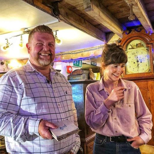 When we met Natasha Raskin-Sharp whilst filming BBC1's Antiques Road Trip at Holt Antiques at Walsingham Mill