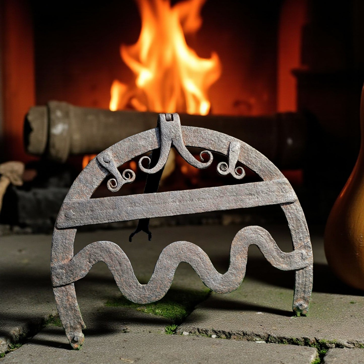 A Large 18th Century Irish Antique Harnen / Oat Cake Dryer