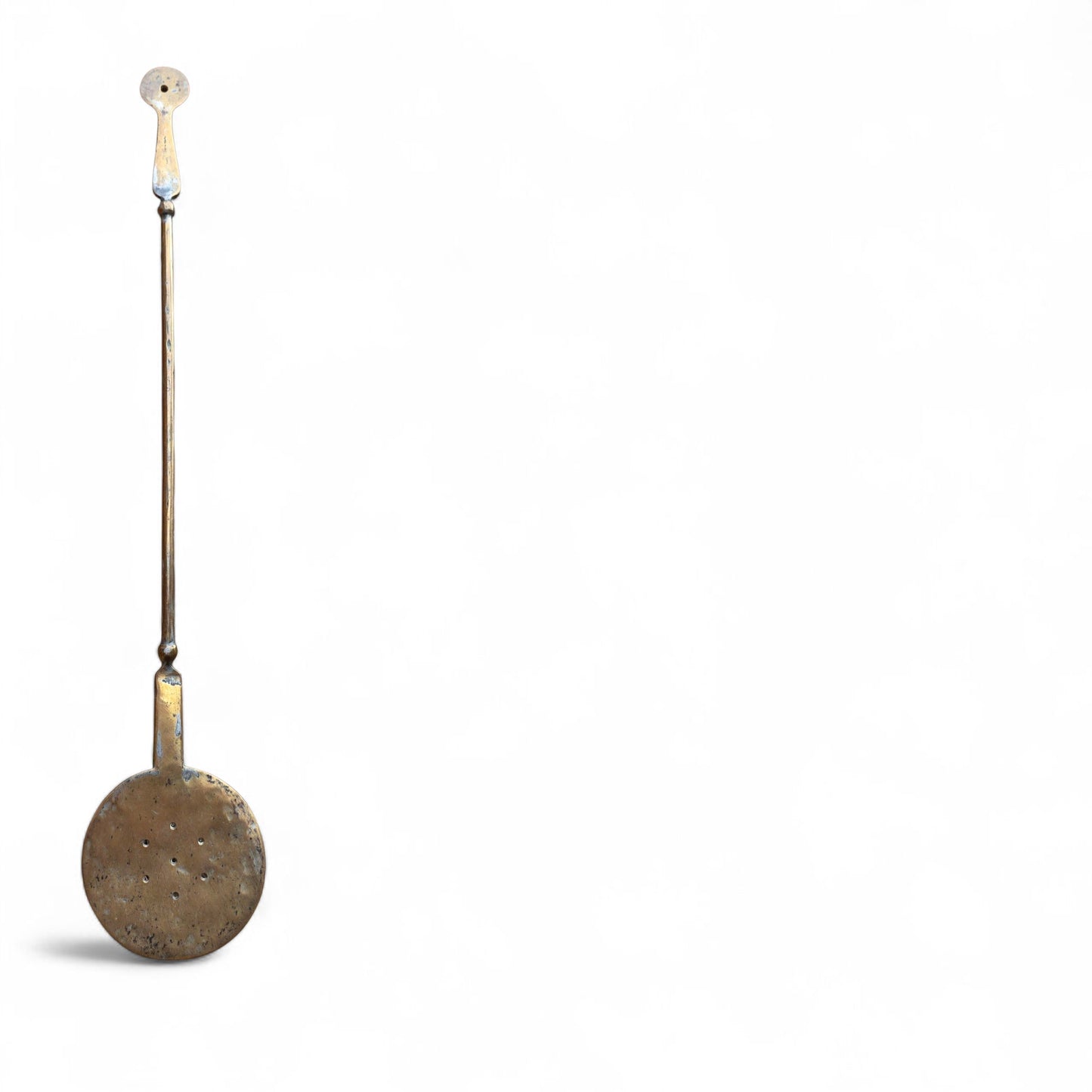 Mid 18th-Century Antique Brass Salamander | Cooking Utensil