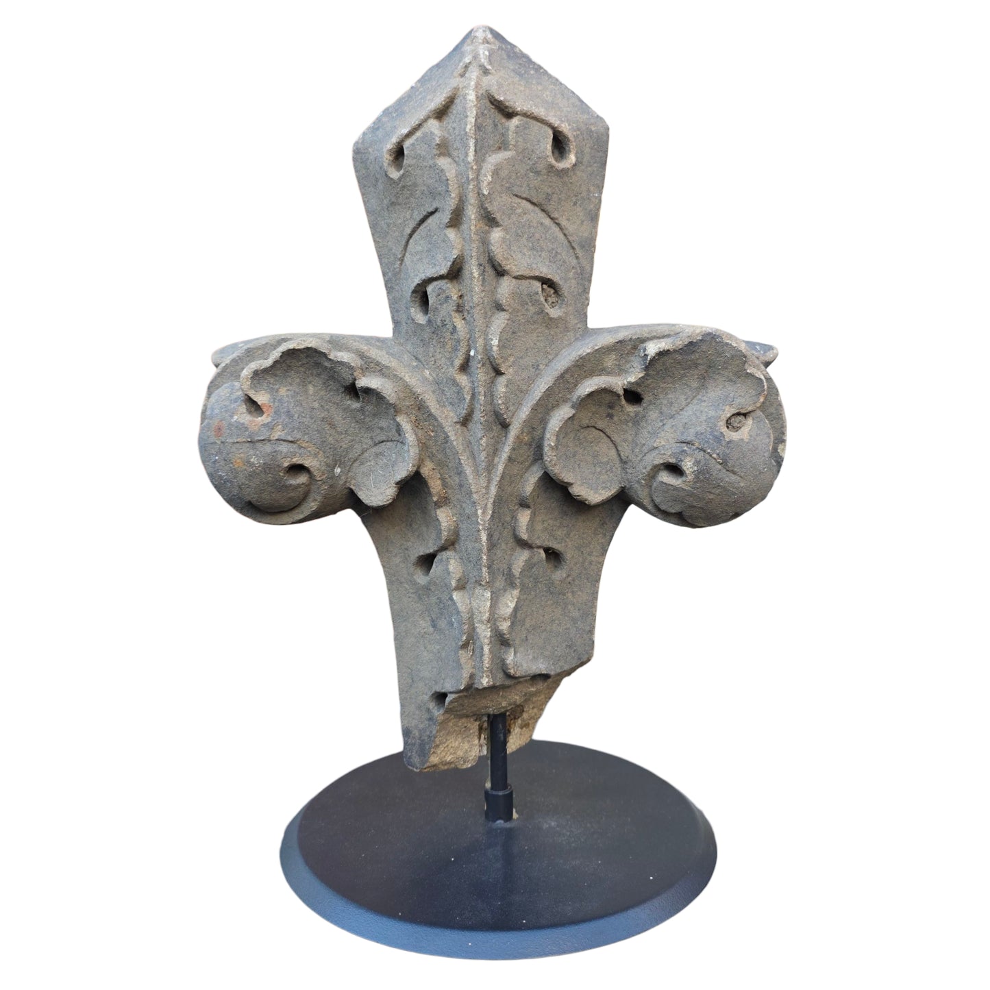 Large 19th Century Gothic Revival Stone Finial – English Antique Architectural Fragment