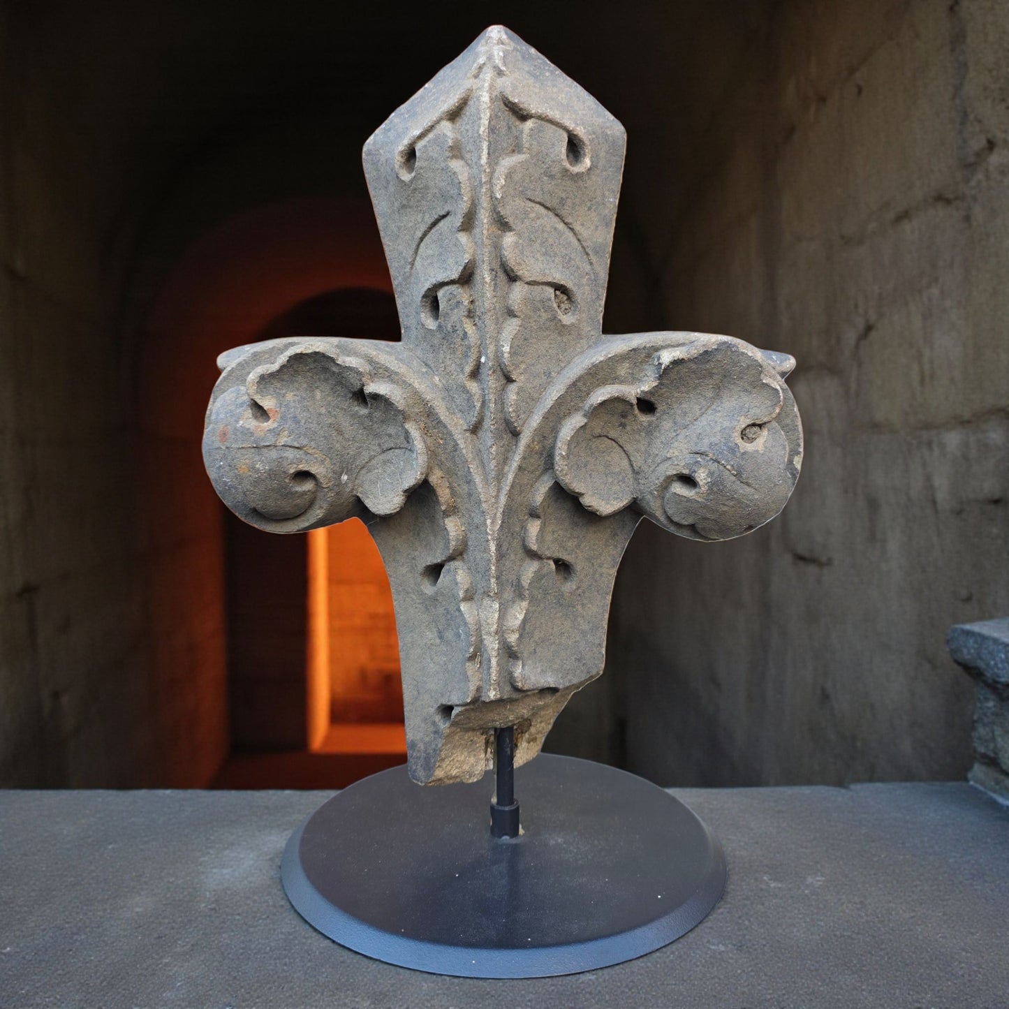 Large 19th Century Gothic Revival Stone Finial – English Antique Architectural Fragment