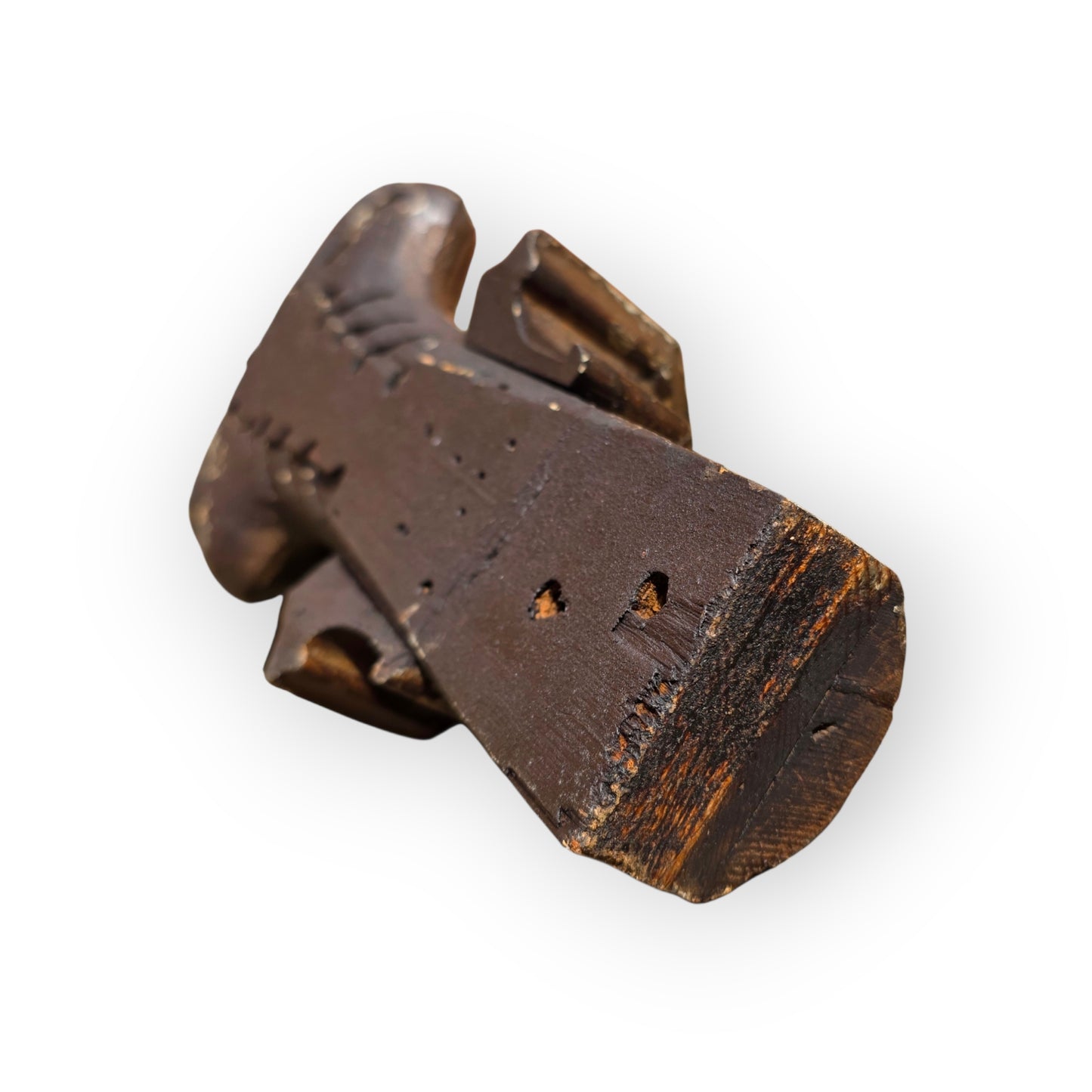 15th Century English Antique Carved Oak Finial / Pew Standard Terminal