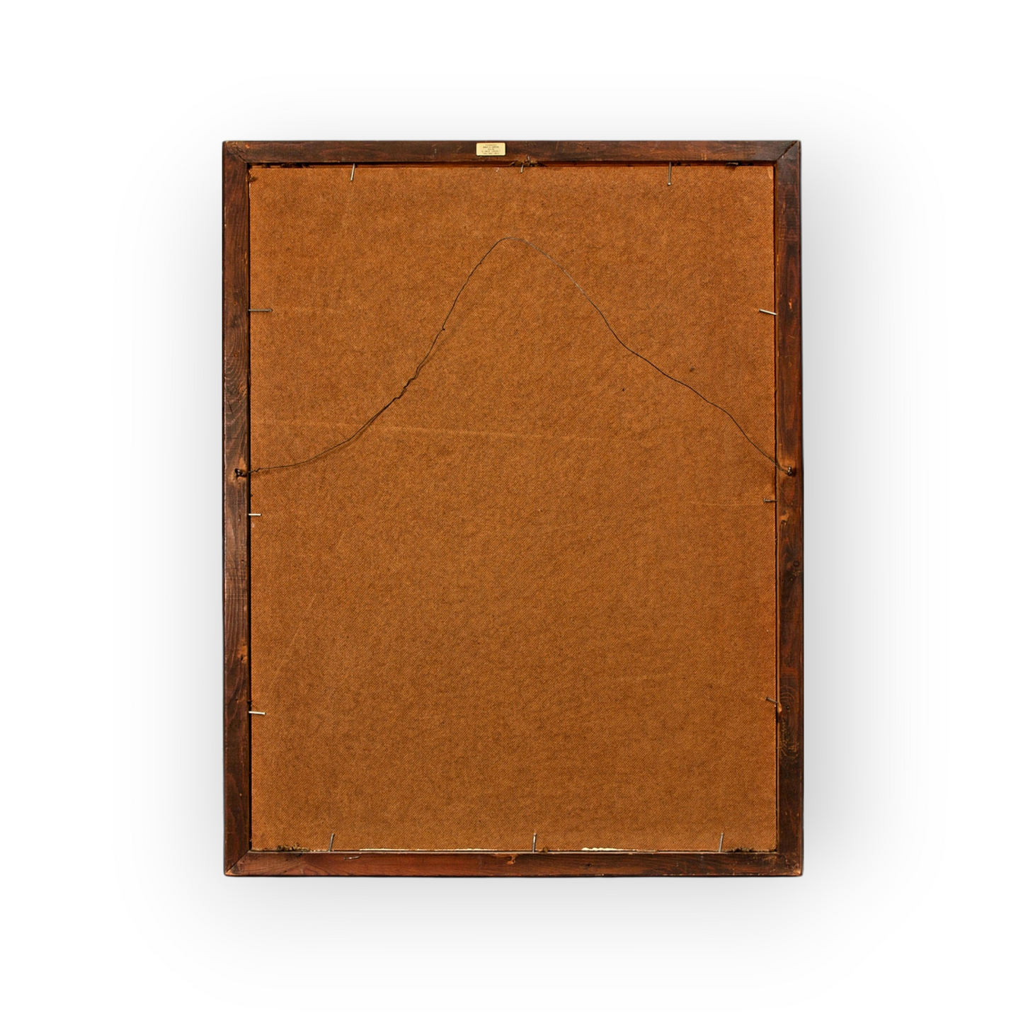 Naive 18th‑Century Antique Portrait of a Lady – Oil on Canvas