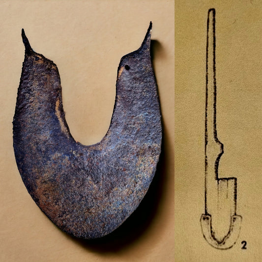 Rare 15th Century Medieval Antique Spade Iron