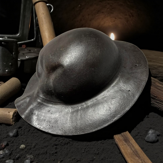 An Early 19th-Century Antique Leather Miner's Hat