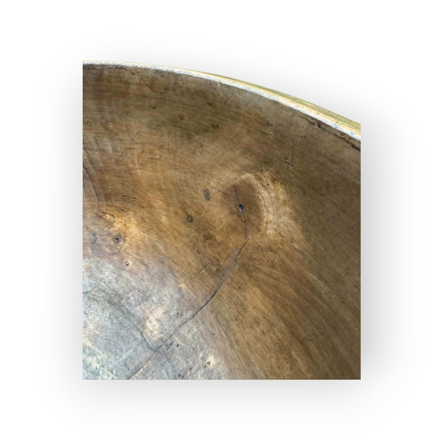 Large Early 19th Century English Antique Sycamore Dairy Bowl, circa 1800-1830