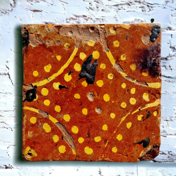 17thC Antique Encaustic Floor Tile