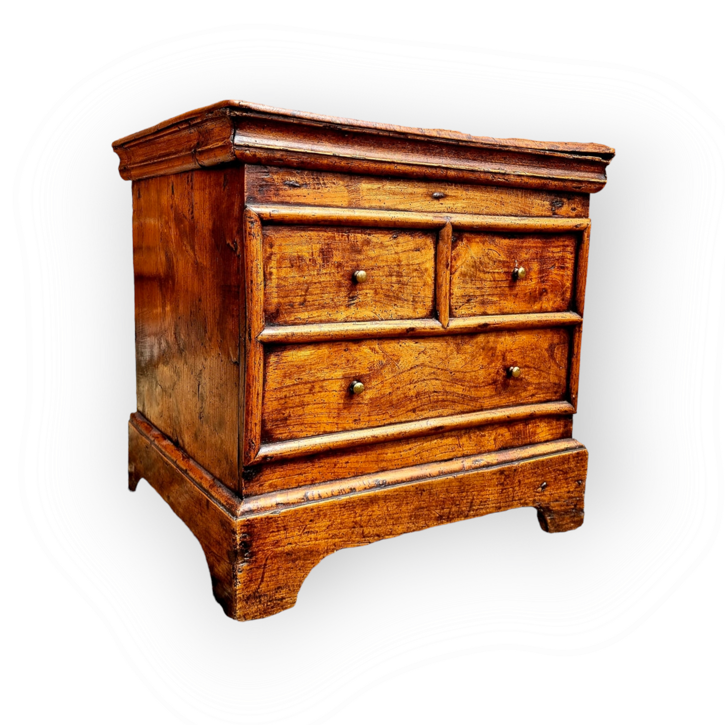 Late 17thC / Early 18thC English Antique Elm Close Stool