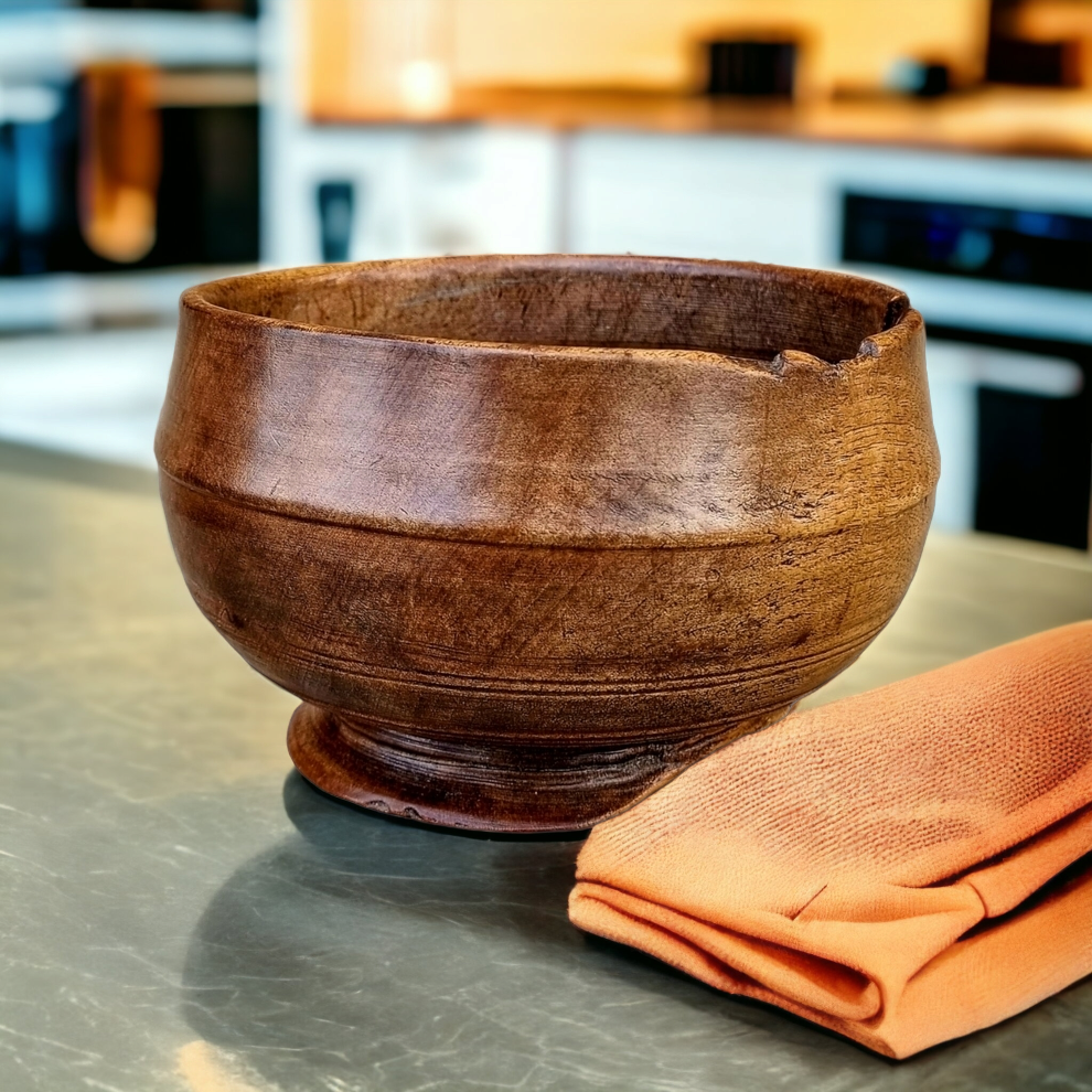 Diminutive Late 18th Century English Antique Treen Bowl