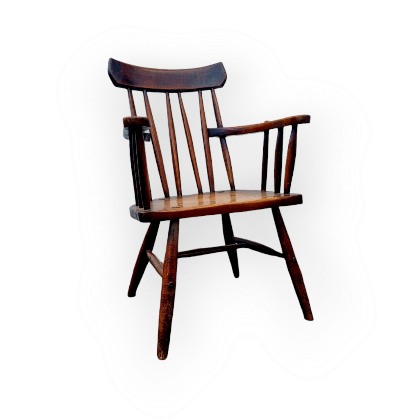 Late 18th Century Primitive Irish Antique "Gibson" Type Armchair – Excellent Provenance