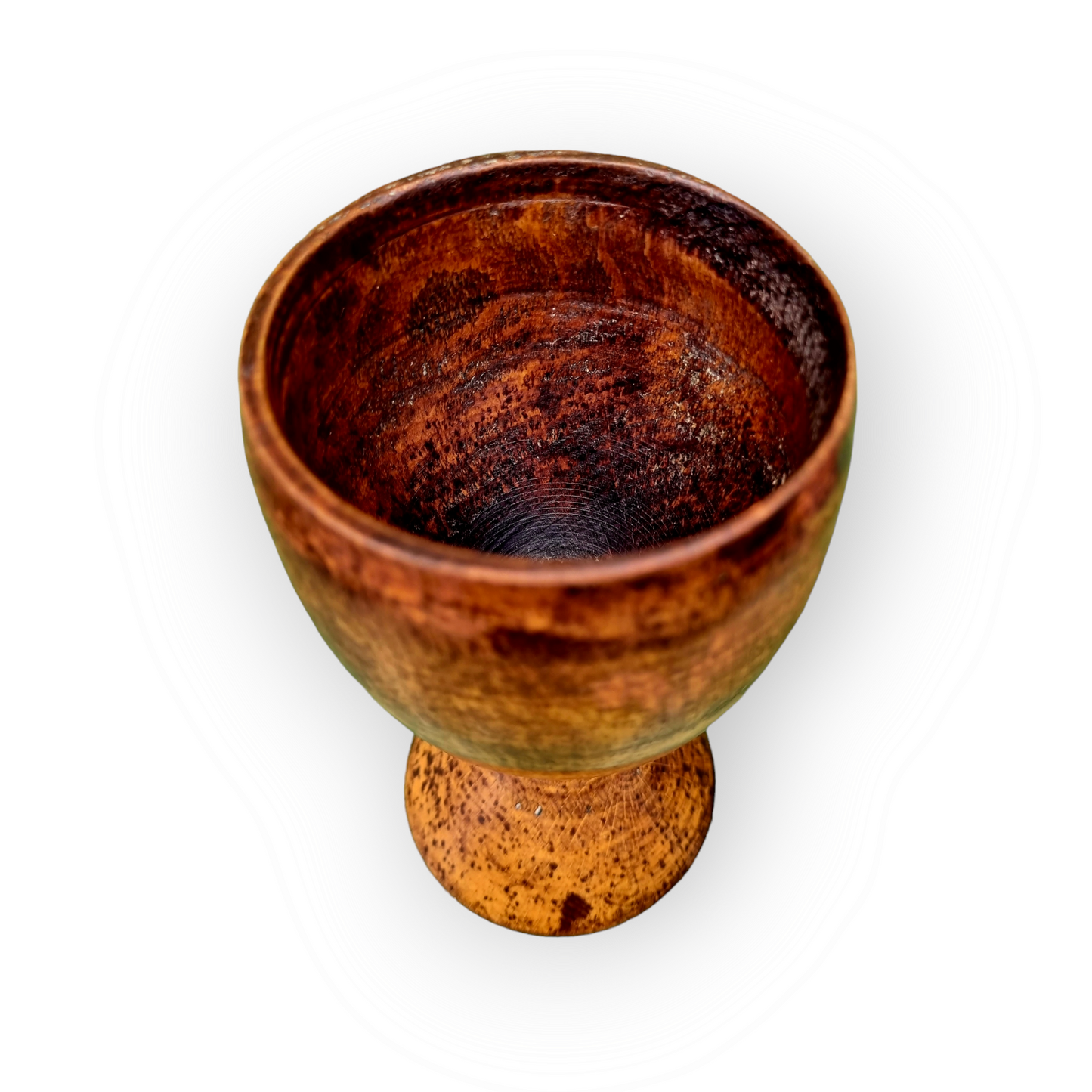 19thC English Antique Treen Goblet