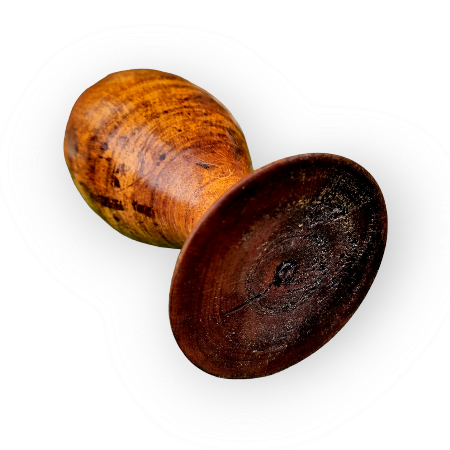 19thC English Antique Treen Goblet