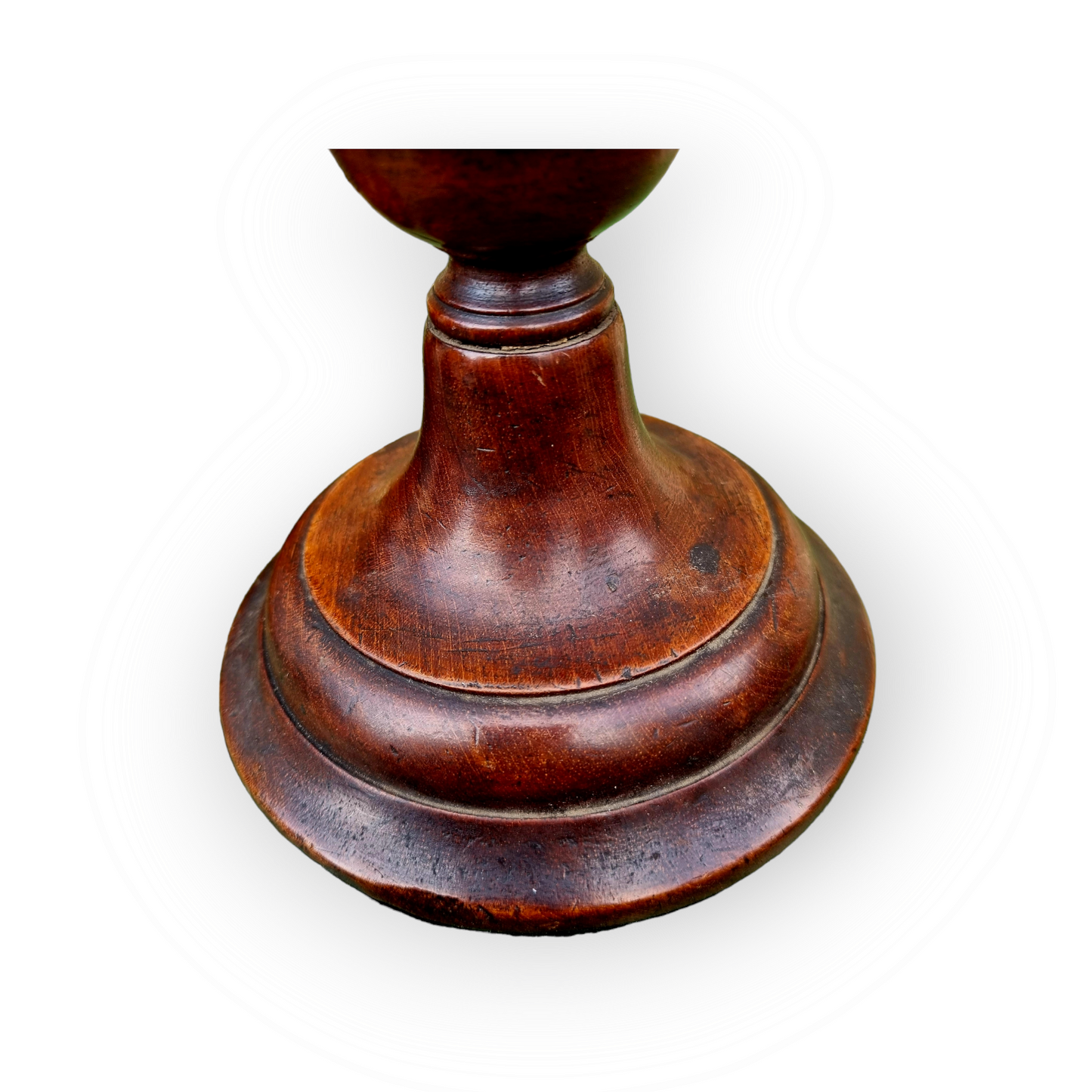 Pair of Mid-19th Century English Antique Treen Candlesticks