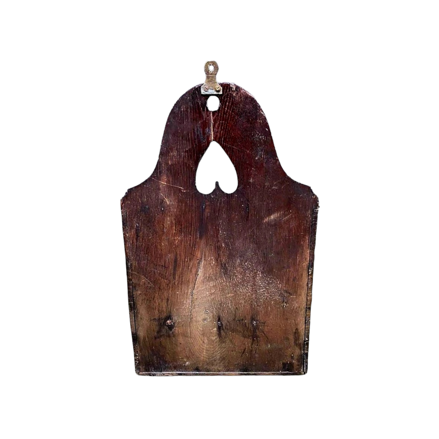 Large Late 18th Century English Antique Oak Candlebox