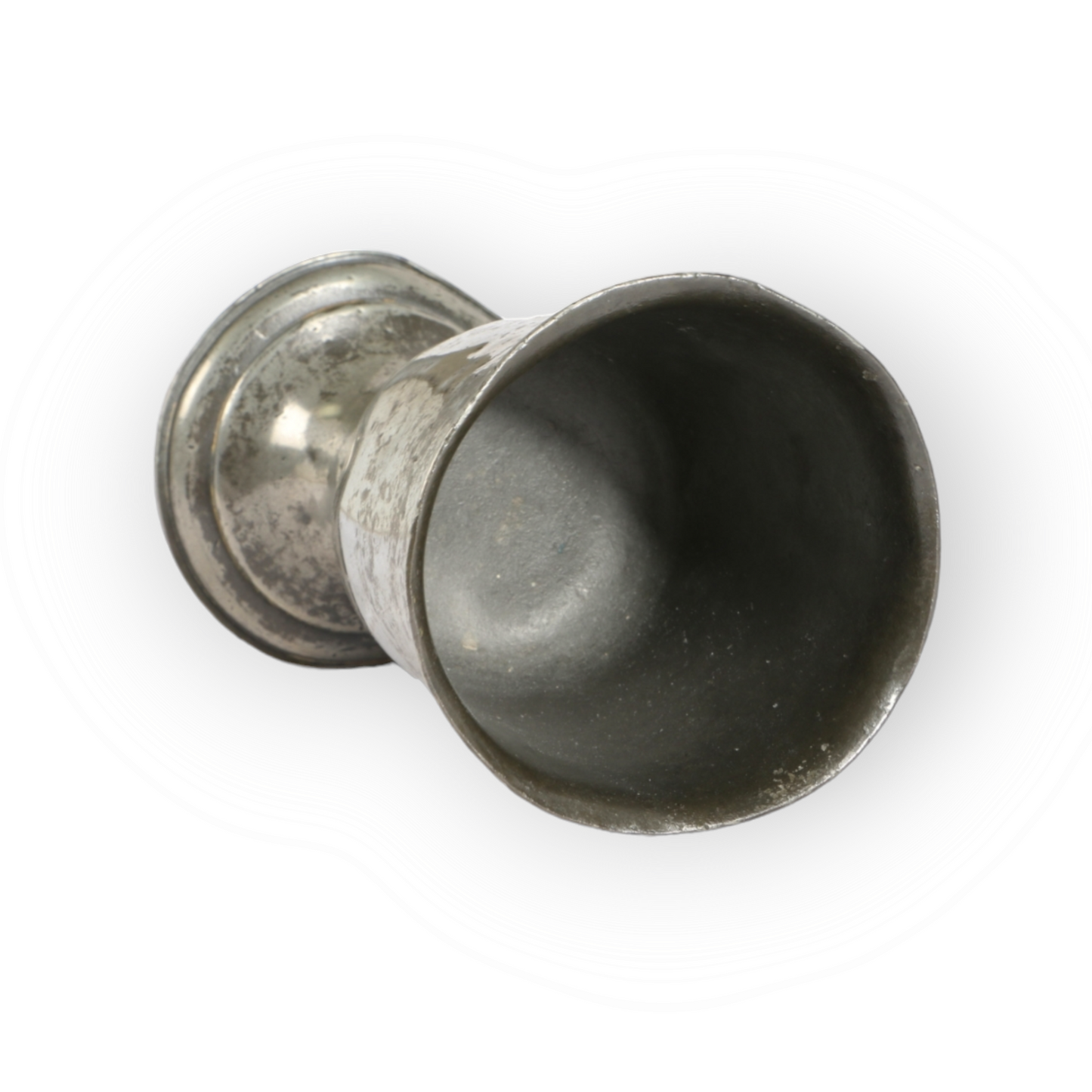 Early 18thC, George II Period, English Antique Pewter Communion Cup, circa 1730-40.