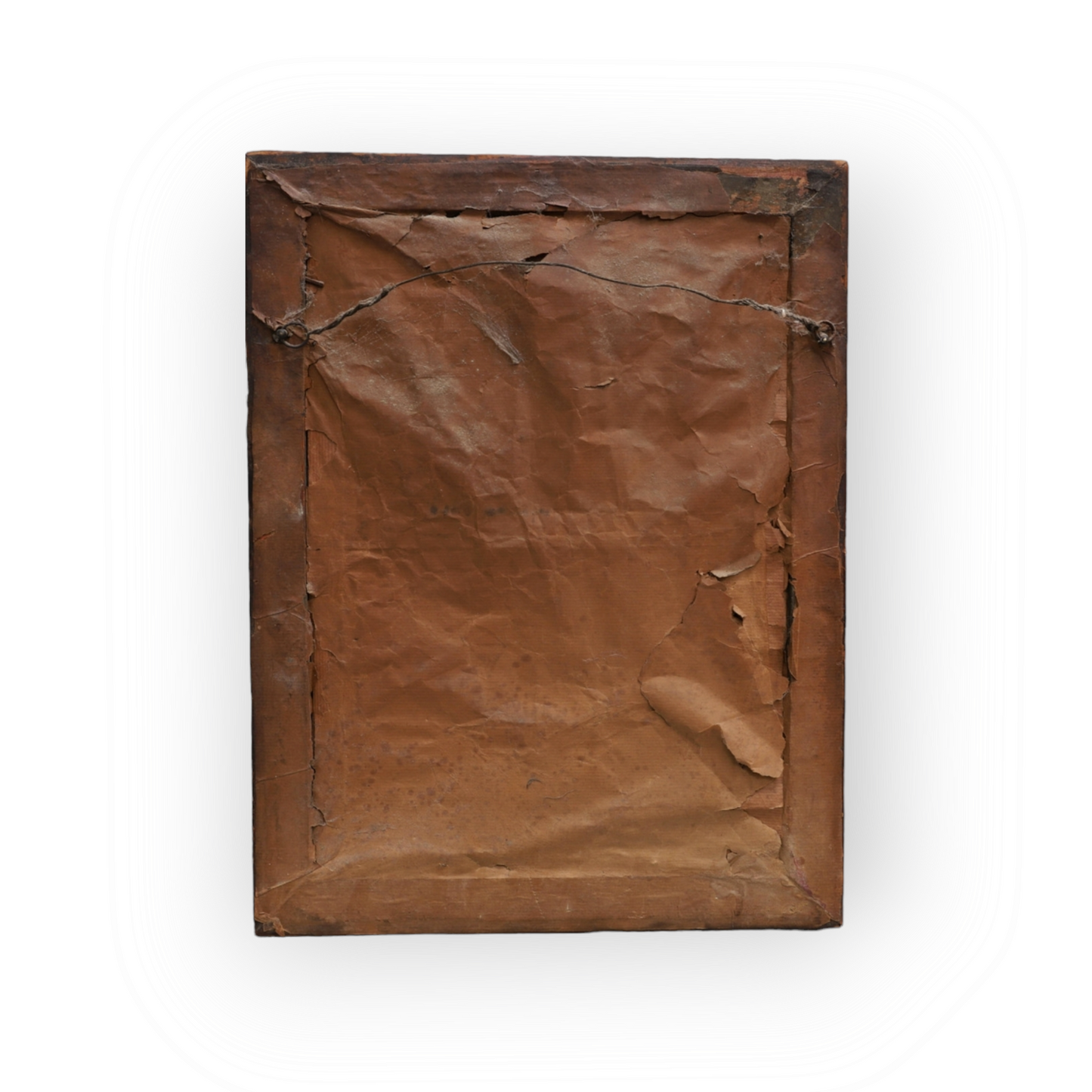 Early 18th Century English Antique Reverse Print On Glass of King Charles I, (1600-1649)