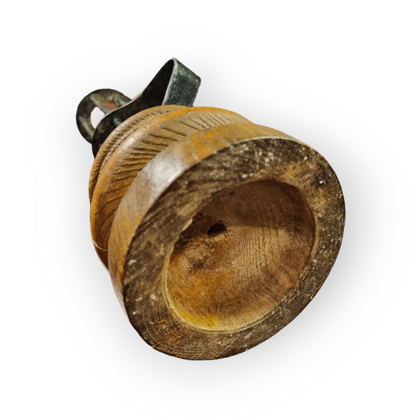 Early 19th Century English / Welsh Antique Birdcage Candlestick / Stable Candlestick