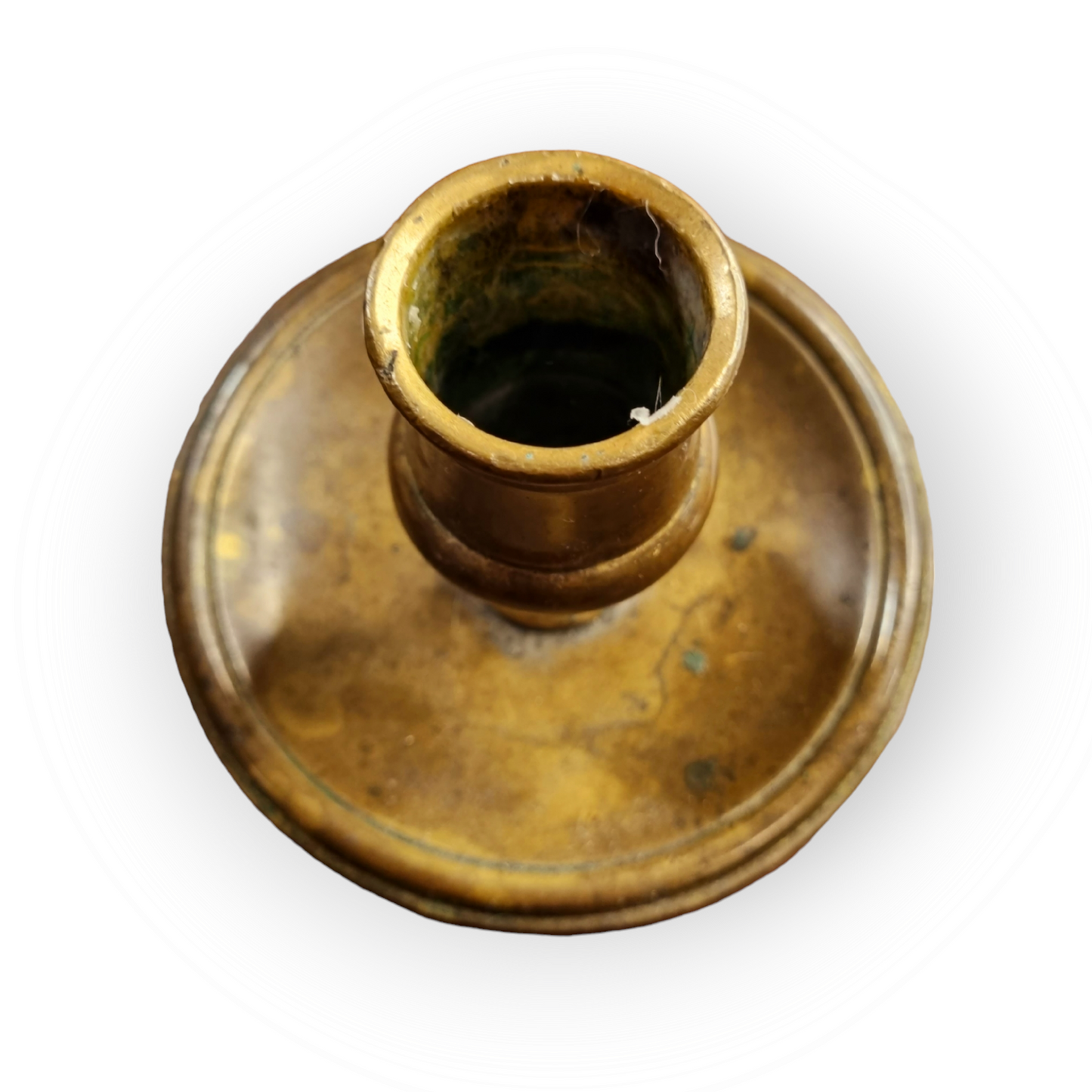 17th Century Antique Brass Lantern Candlestick