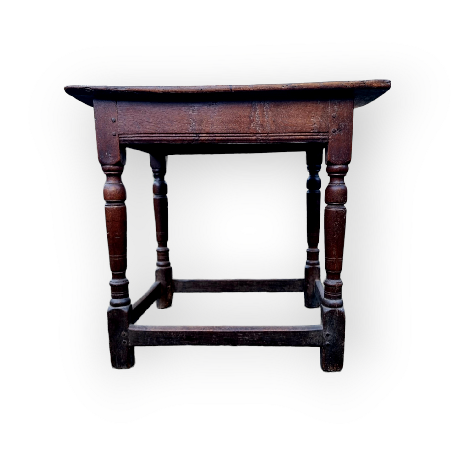 Late 16th Century English Antique Oak Tavern Table in Original Condition