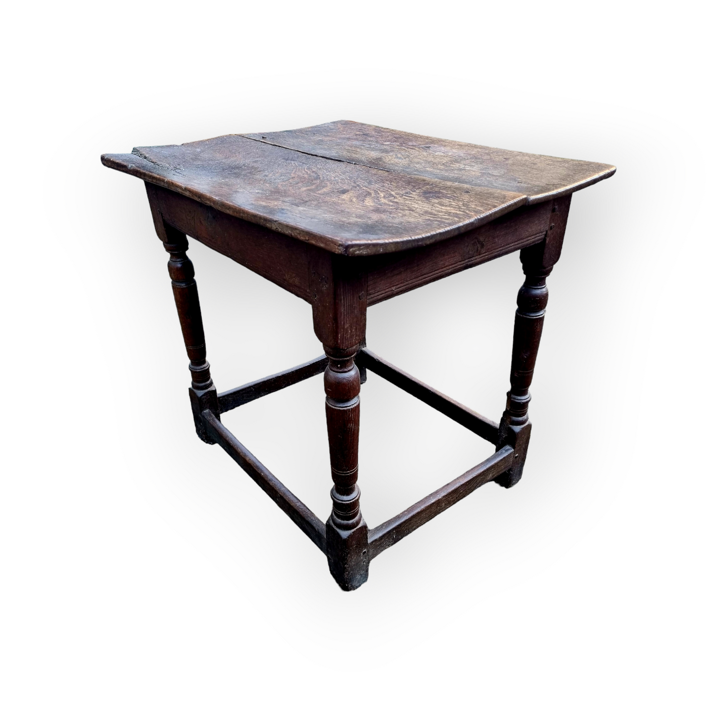 Late 16th Century English Antique Oak Tavern Table in Original Condition