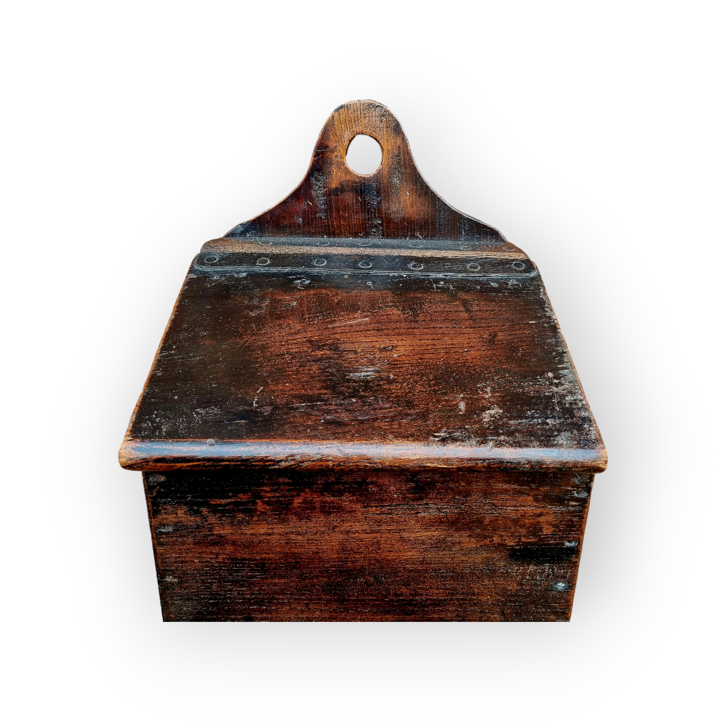Late 18th Century English Antique Oak Candlebox