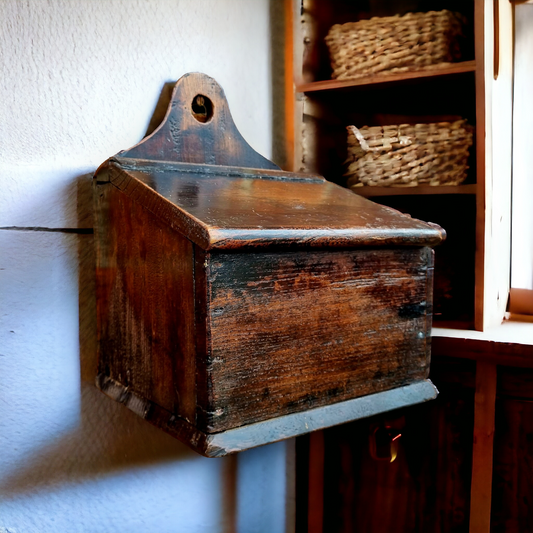 Late 18th Century English Antique Oak Candlebox
