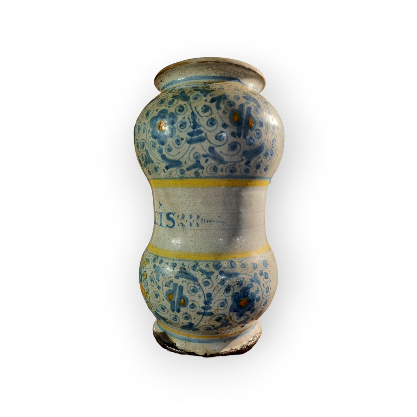 17th Century Italian Antique Apothecary's Albarello Drug Jar