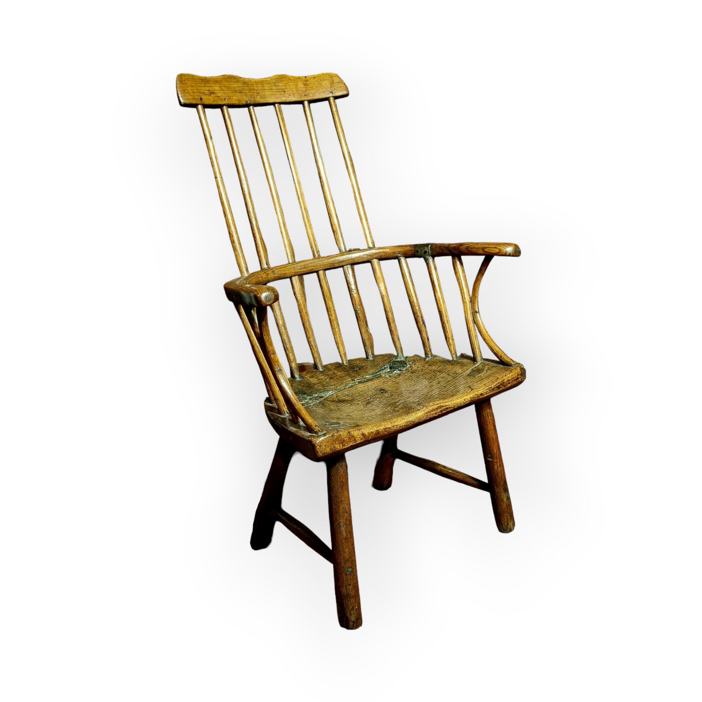 Late 18th Century English Antique West-Country Made Child's Comb-Back Windsor Armchair, circa 1780