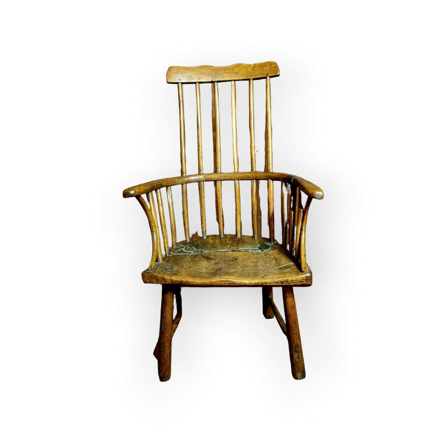 Late 18th Century English Antique West-Country Made Child's Comb-Back Windsor Armchair, circa 1780