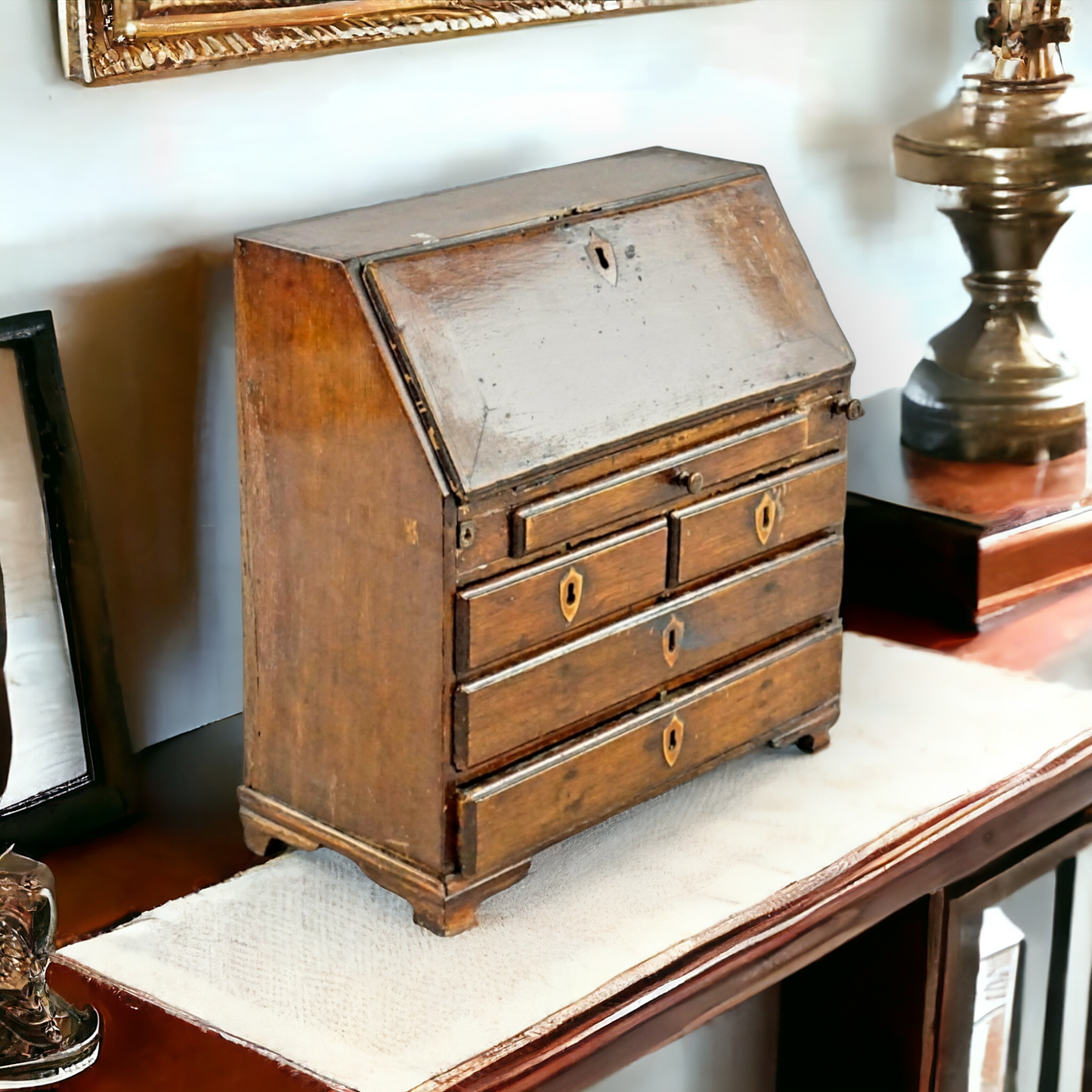 Late 18th Century English Antique Miniature Apprentice-Piece Bureau