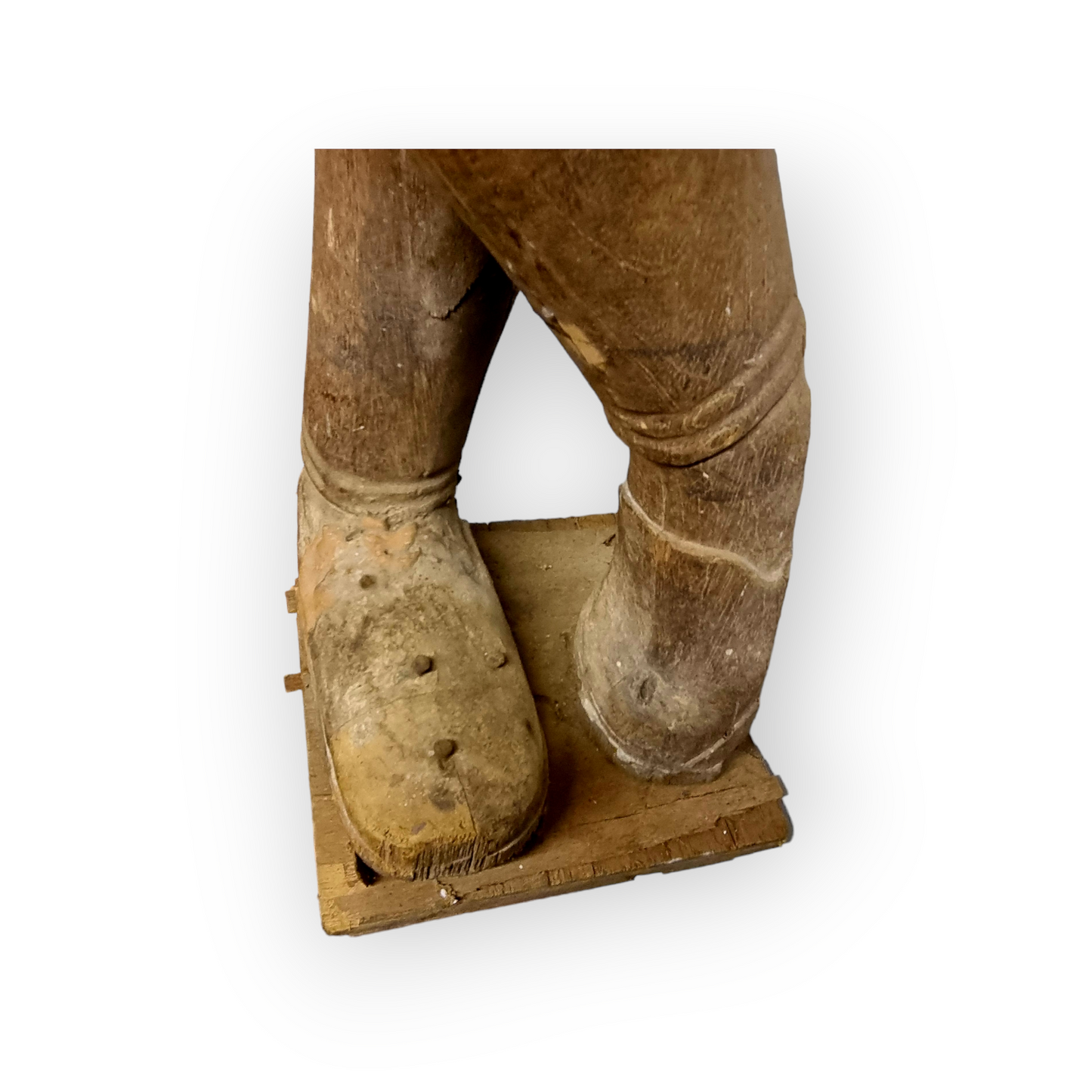 Large 16th Century Flemish Antique Carved Oak Architectural Fragment Depicting A Male Figure