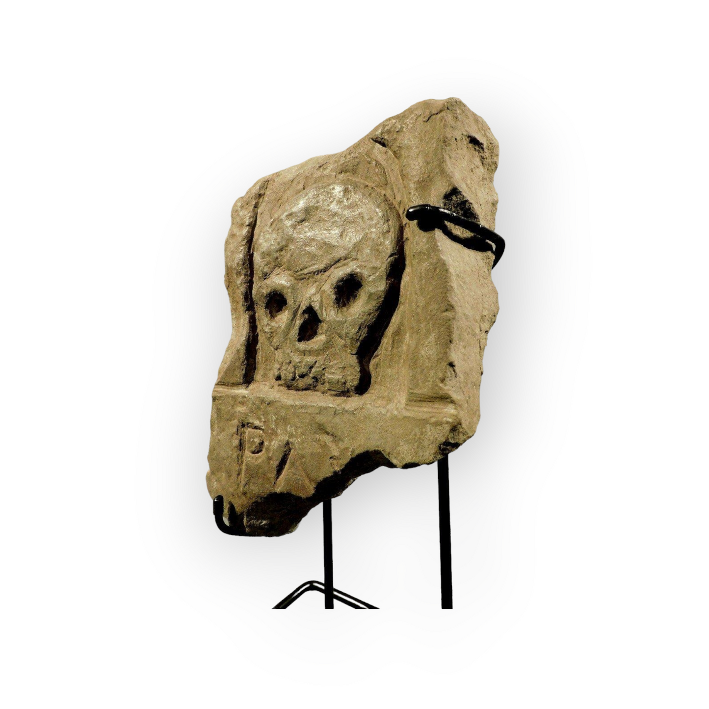 16th Century Italian Antique Carved Stone Memento Mori - Possibly a Gravestone Fragment