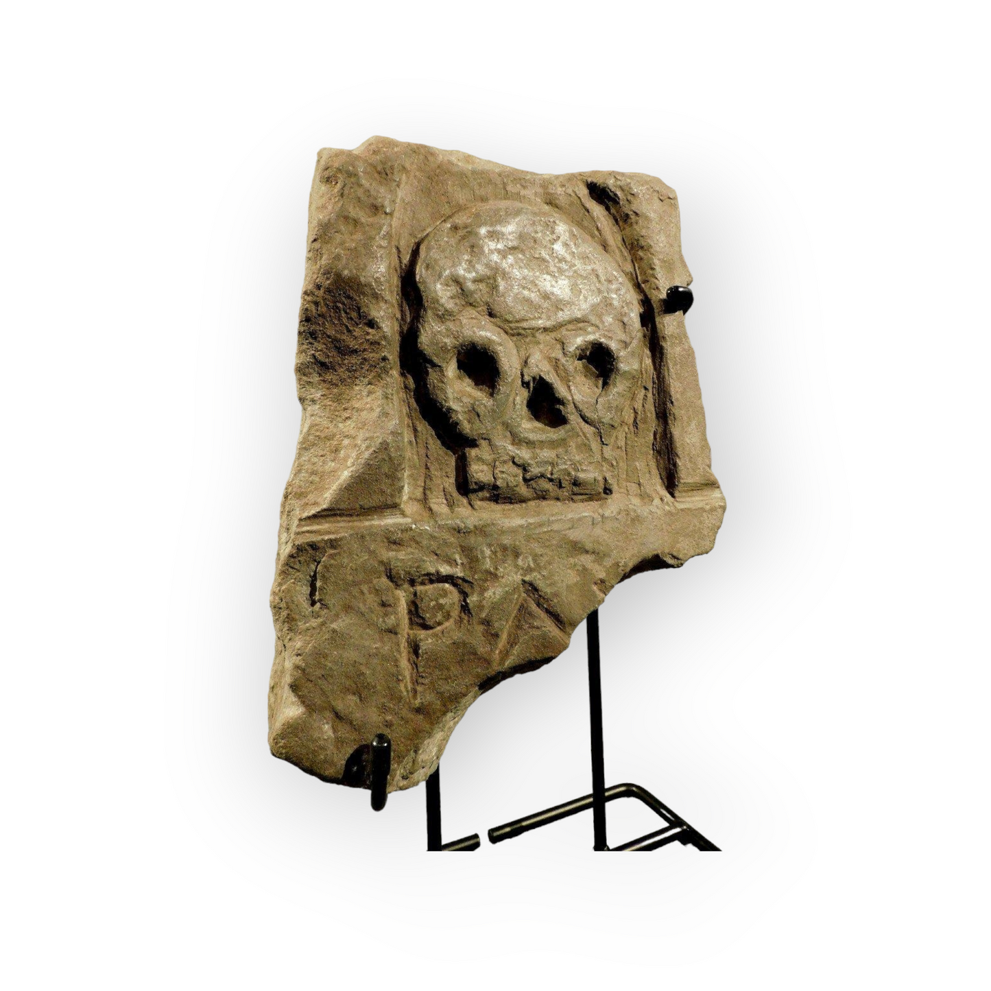 16th Century Italian Antique Carved Stone Memento Mori - Possibly a Gravestone Fragment