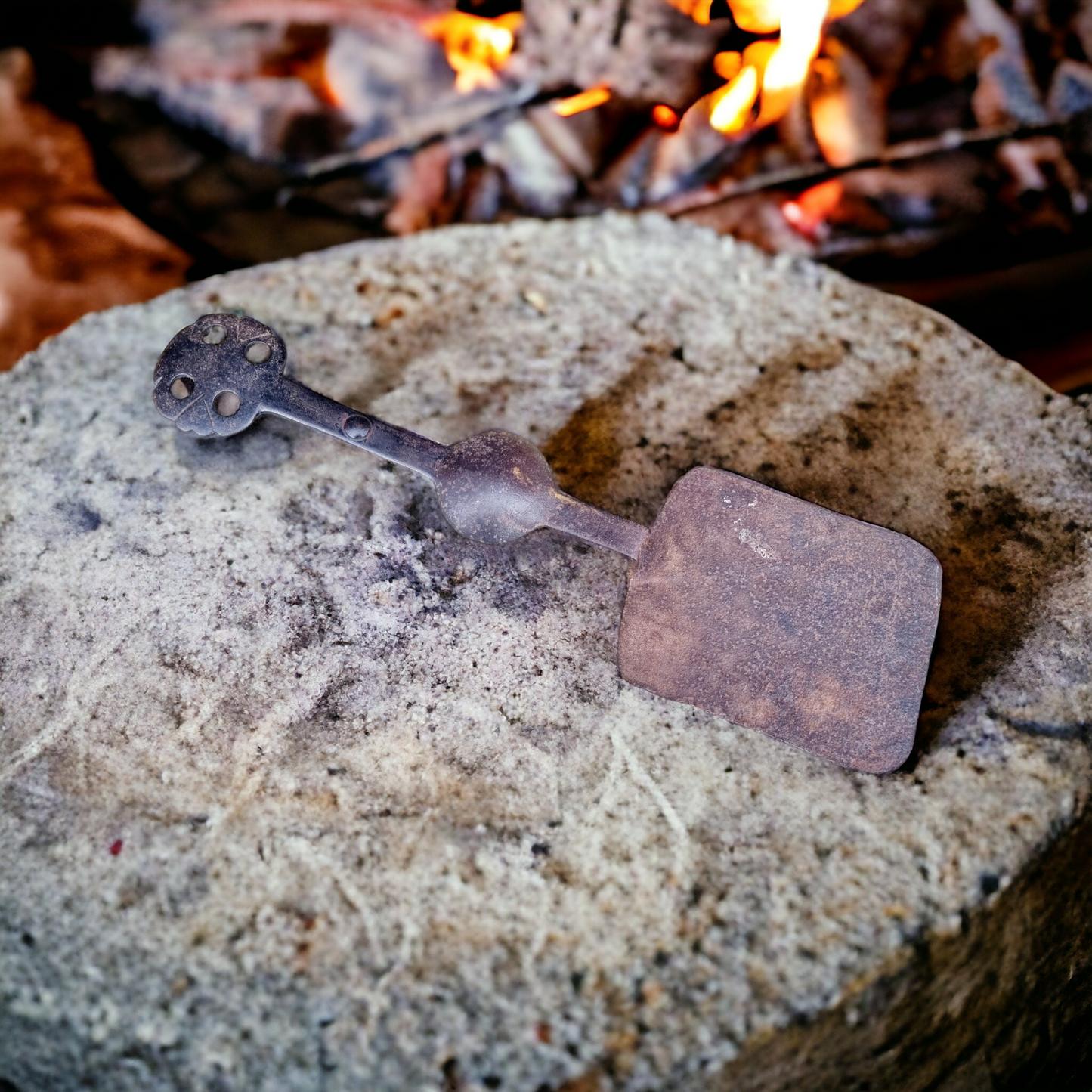 Early 18th Century English Antique Iron Bread Peel