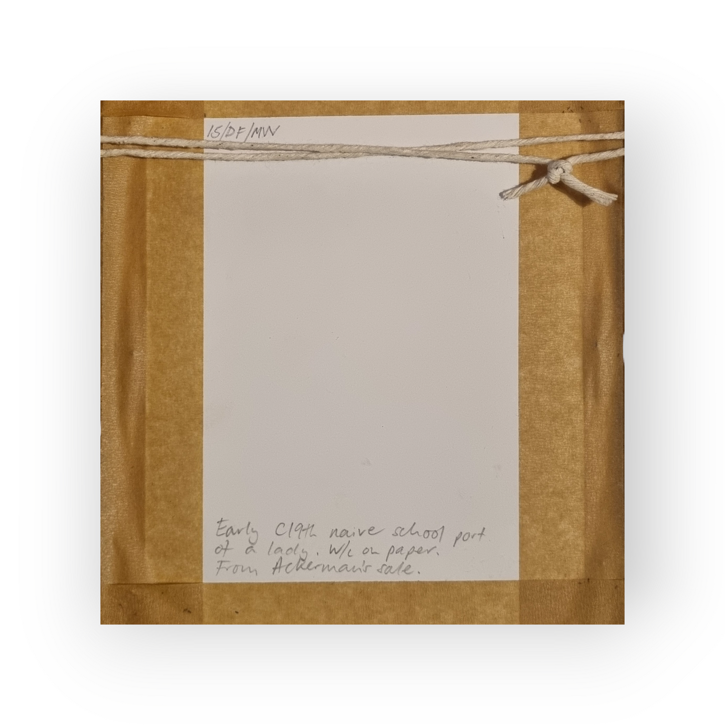 An Early 19th Century English School Antique Watercolour Portrait Painting of a Lady