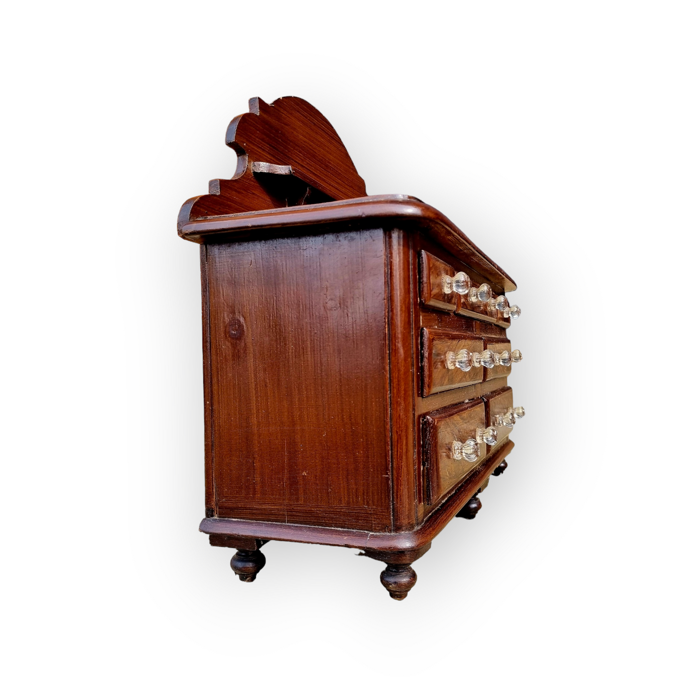 An Apprentice Piece - A 19th Century English Antique Miniature Dresser, Circa 1890