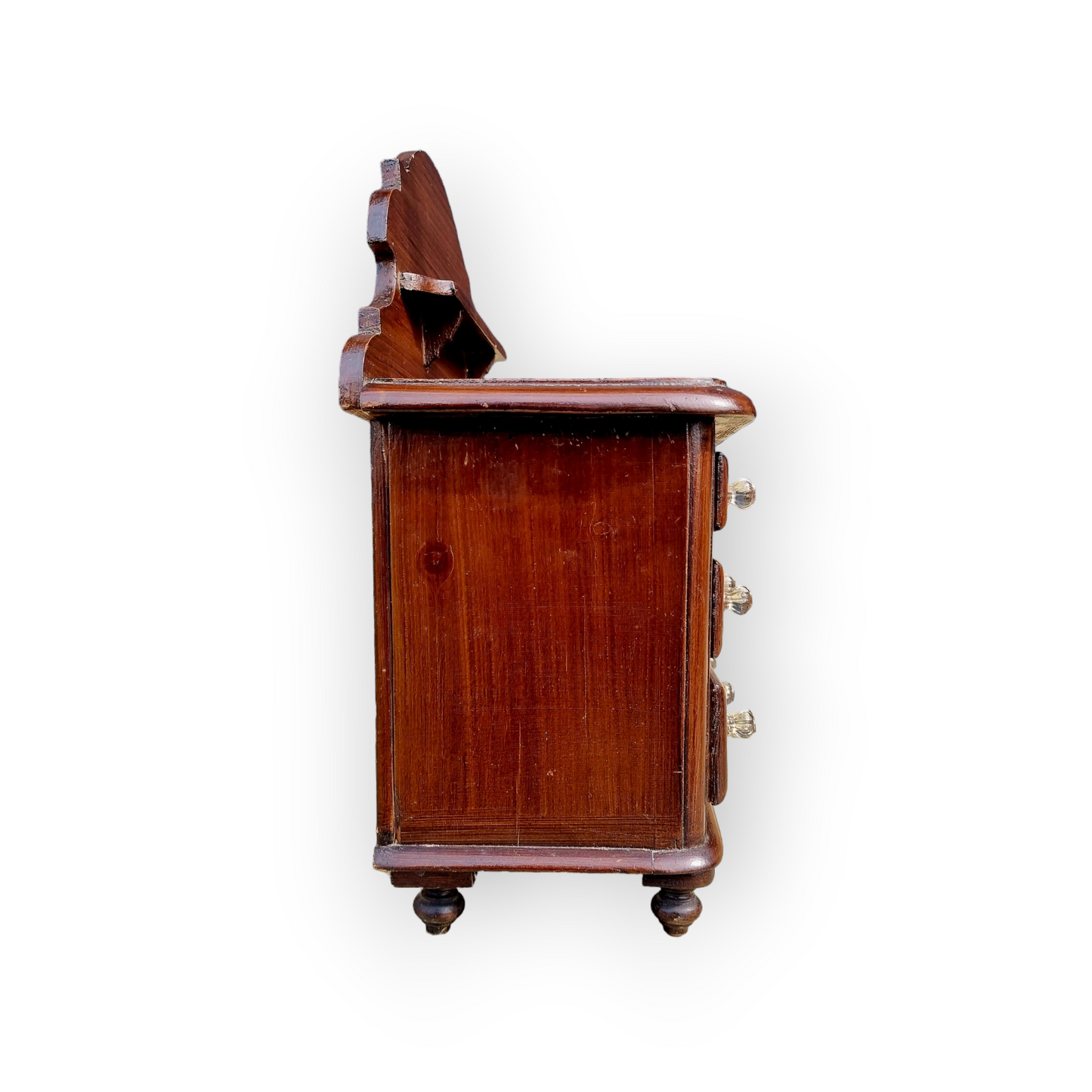 An Apprentice Piece - A 19th Century English Antique Miniature Dresser, Circa 1890