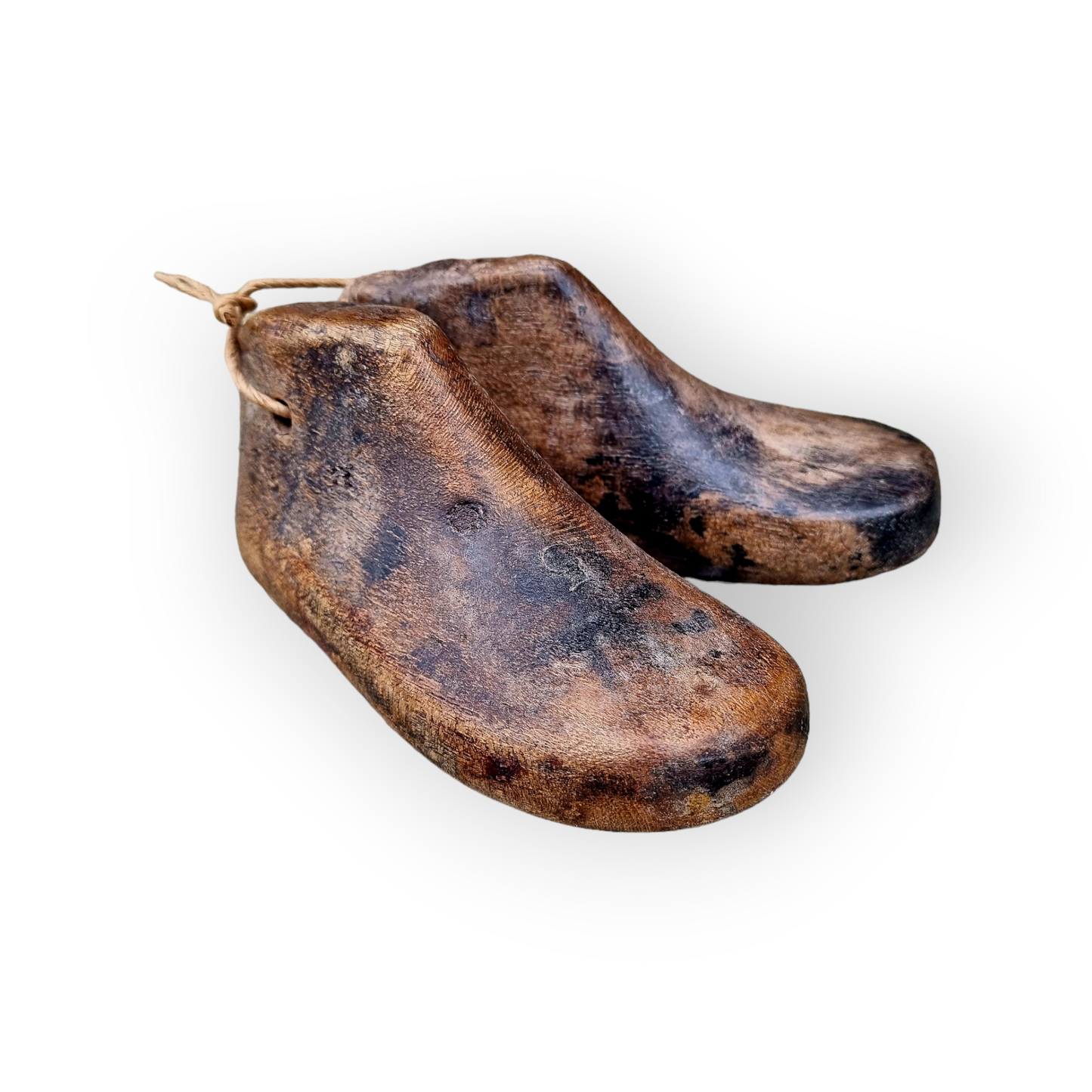 Pair of Early 19th Century English Antique Treen Shoemaker's Miniature Child's Shoe Lasts
