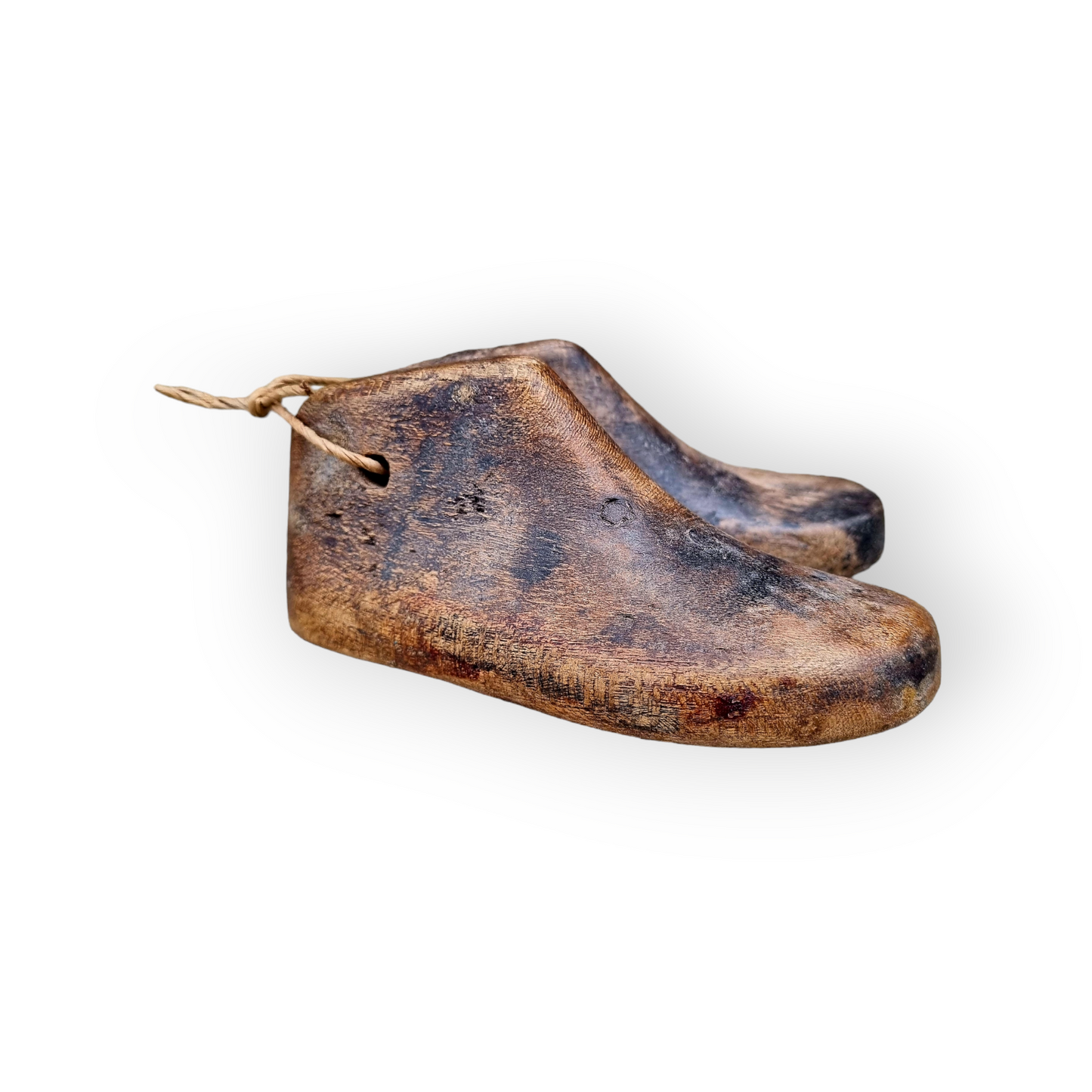 Pair of Early 19th Century English Antique Treen Shoemaker's Miniature Child's Shoe Lasts