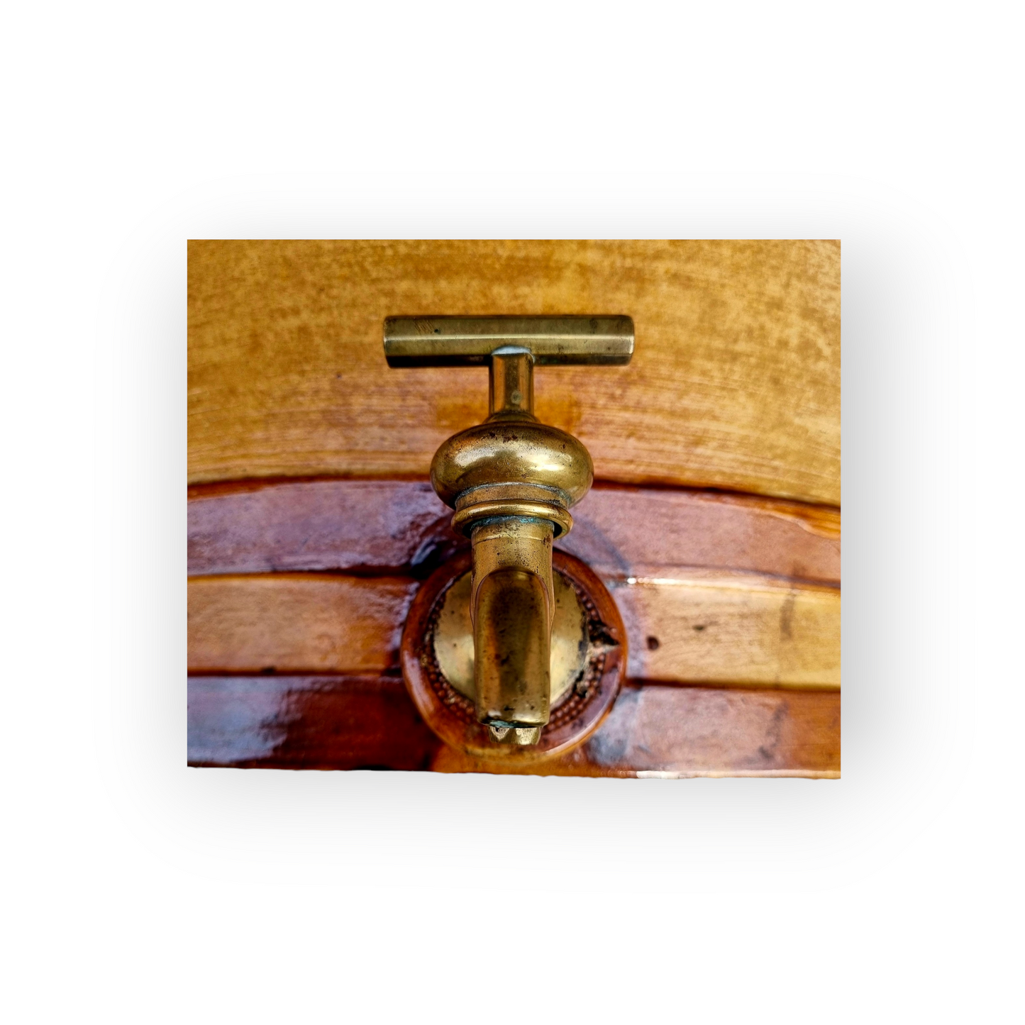 Very Large Mid-19thC English Antique Stoneware Brandy Barrel Bearing the Impressed Mark of "J Stiff, London Pottery, Lambeth", circa 1843-1863