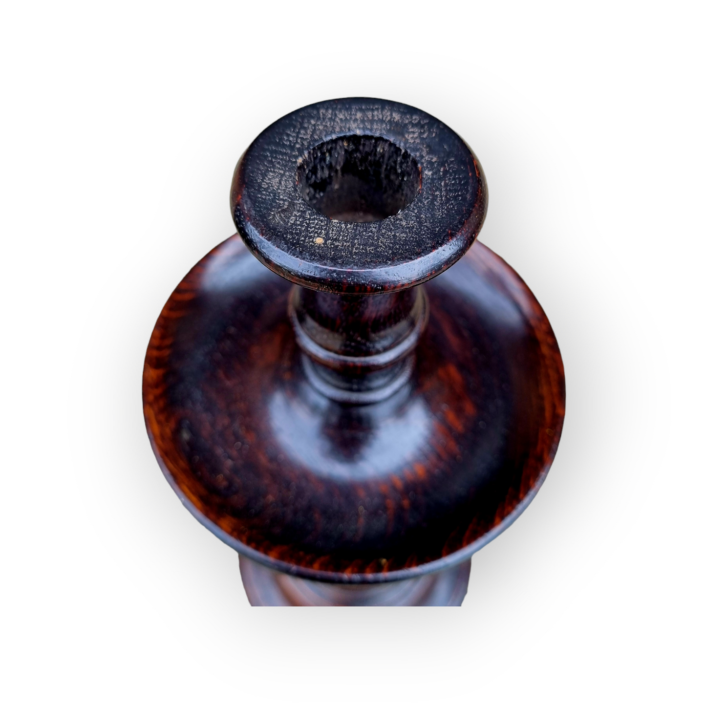 Pair of Late 19th Century English Antique Oak Candlesticks, circa 1890