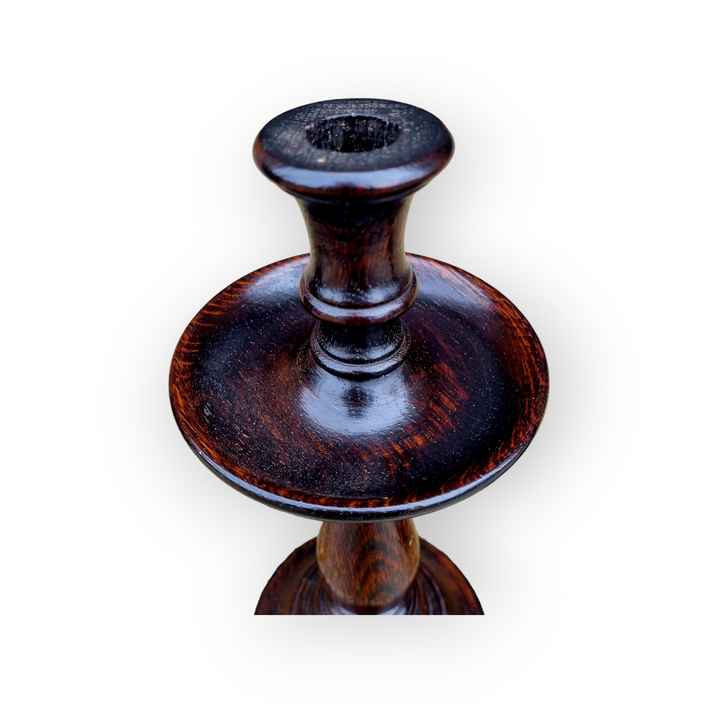 Pair of Late 19th Century English Antique Oak Candlesticks, circa 1890