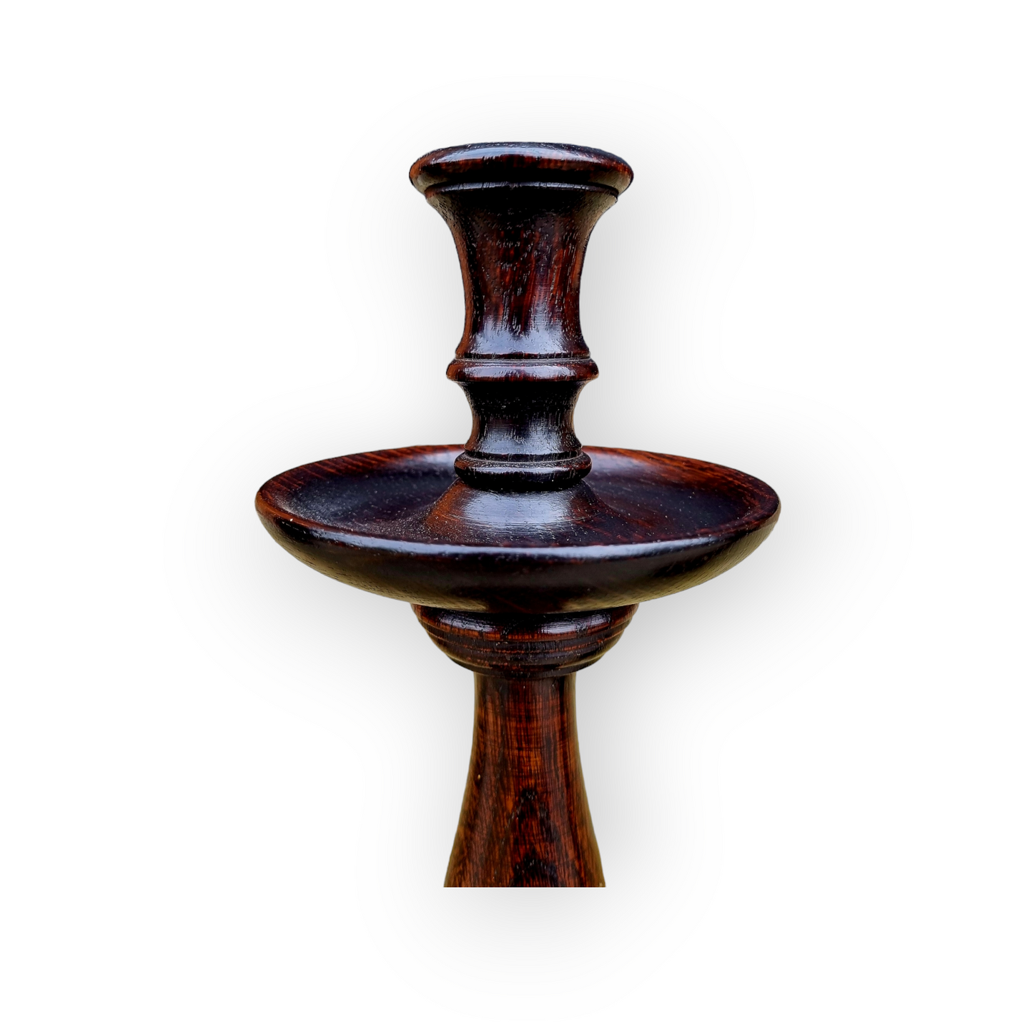 Pair of Late 19th Century English Antique Oak Candlesticks, circa 1890
