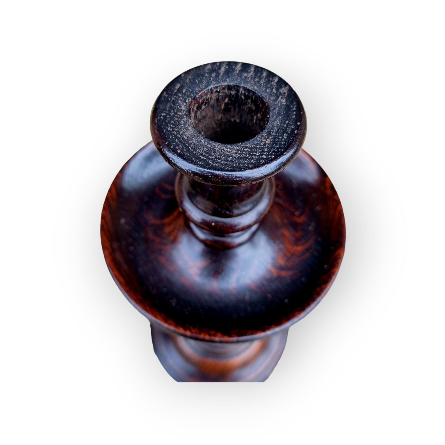 Pair of Late 19th Century English Antique Oak Candlesticks, circa 1890