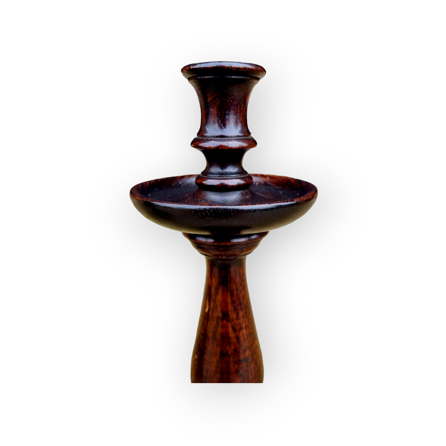 Pair of Late 19th Century English Antique Oak Candlesticks, circa 1890