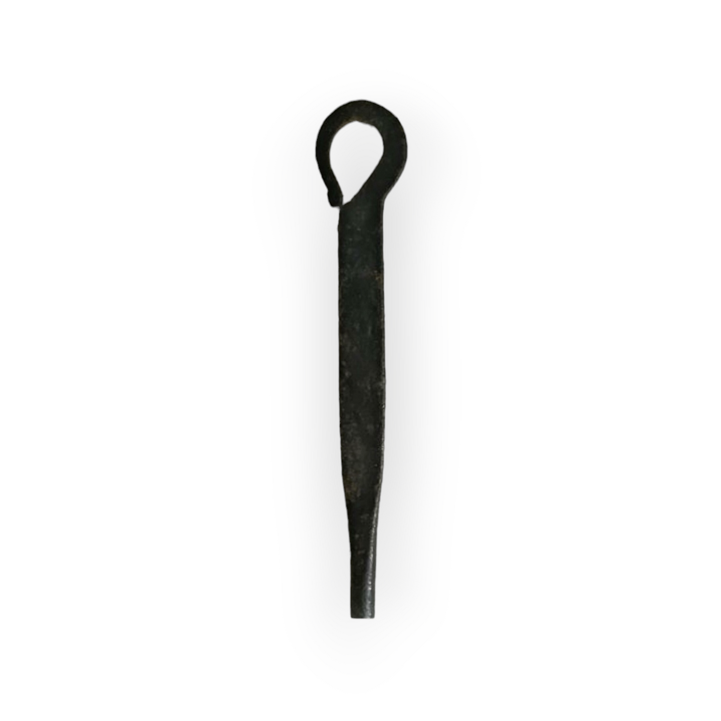 Rare Late 17th Century Decorative Antique Wrought Iron Cooking Utensil Rack with Five Original Cooking Implements