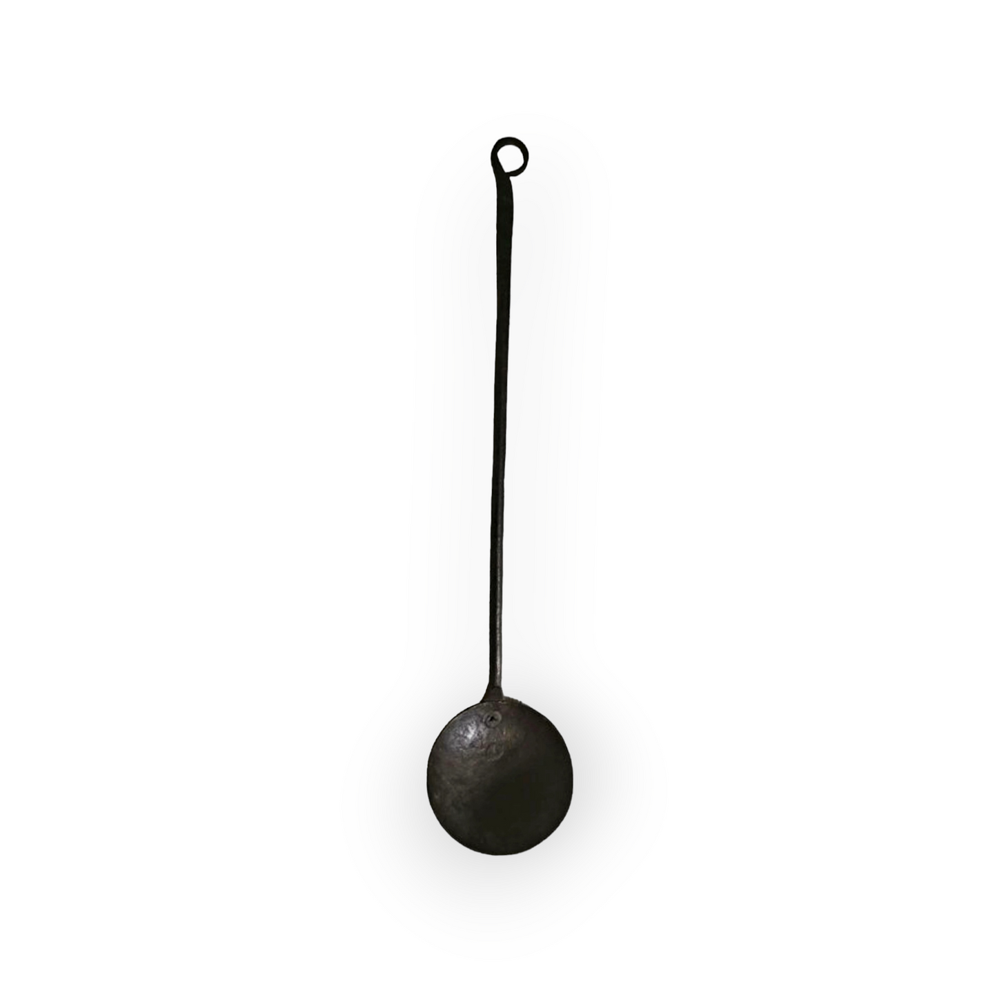 Rare Late 17th Century Decorative Antique Wrought Iron Cooking Utensil Rack with Five Original Cooking Implements