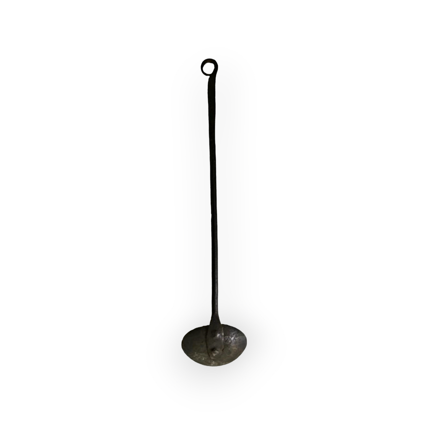Rare Late 17th Century Decorative Antique Wrought Iron Cooking Utensil Rack with Five Original Cooking Implements
