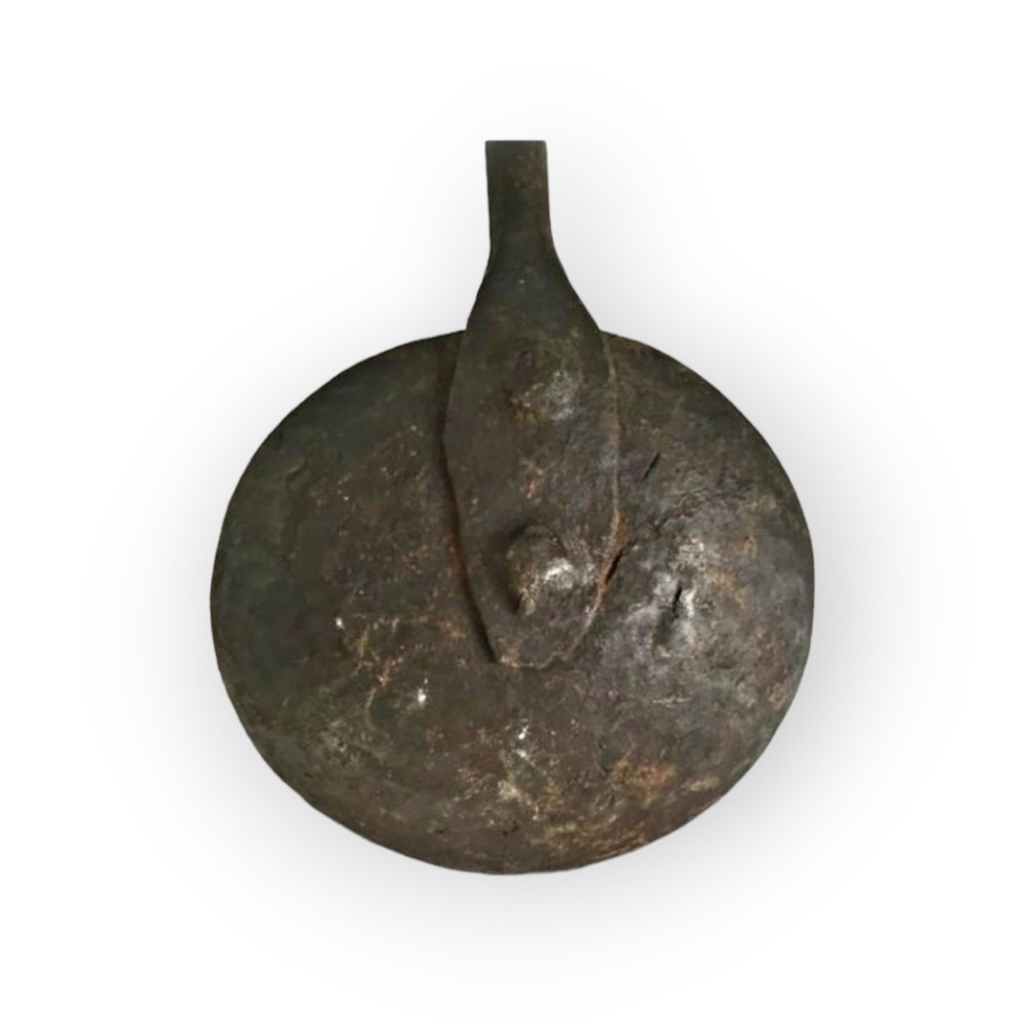 Rare Late 17th Century Decorative Antique Wrought Iron Cooking Utensil Rack with Five Original Cooking Implements
