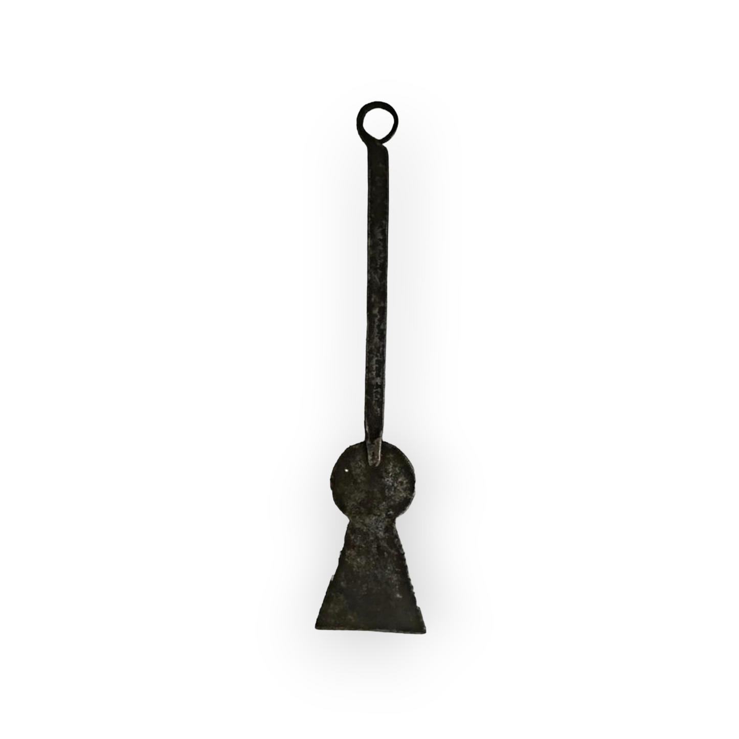 Rare Late 17th Century Decorative Antique Wrought Iron Cooking Utensil Rack with Five Original Cooking Implements